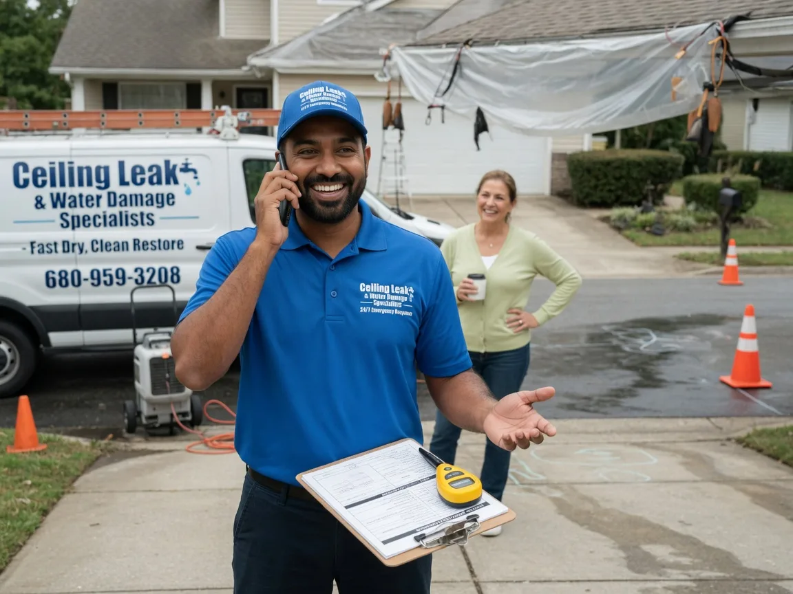 Ceiling Leak Cleanup Wallkill, NY FAQs